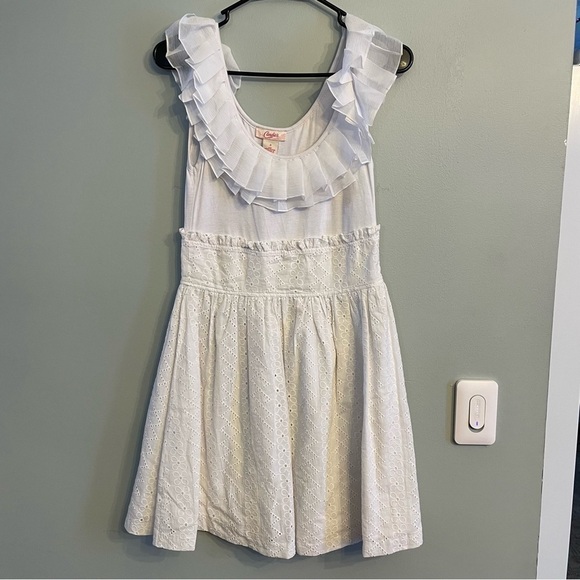Candie's Dresses & Skirts - *Candies White ruffle lace dress size small